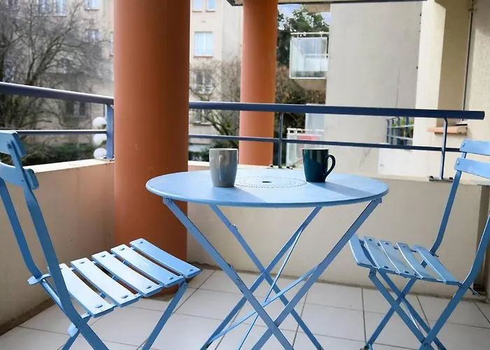 My Cozy Flat - Cote Jardin - Parking - Terrasse شقة تولوز