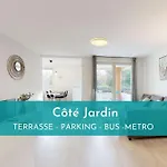 My Cozy Flat - Cote Jardin - Parking - Terrasse Apartment *
