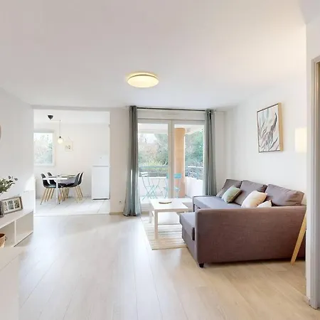 My Cozy Flat - Cote Jardin - Parking - Terrasse Apartment *